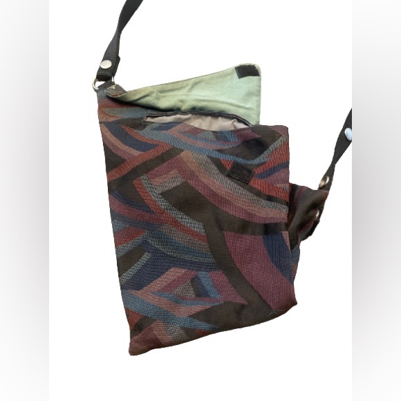 CARSON ROGERS CAROGI Fabric Bag 15”x14” Boho Crossbody Backpack Travel - Picture 4 of 10